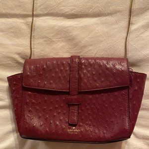 Faux Crocodile Skin Crossbody Bag